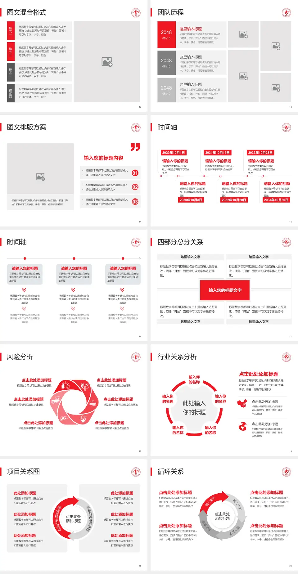 复旦大学附属妇产科医院项目申请与汇报PPT模板4:3格式幻灯片预览图3