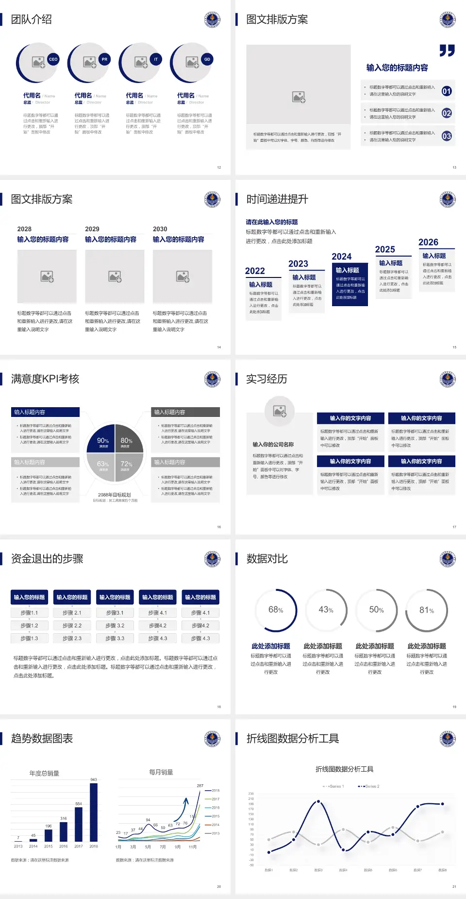 中国人民解放军第四一一医院培训与教育PPT模板4:3格式幻灯片预览图3