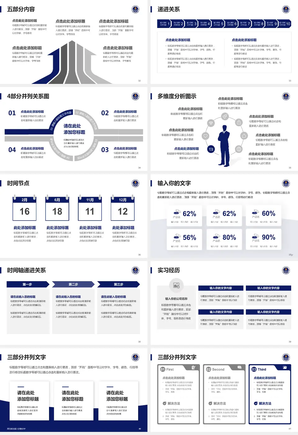 中国人民解放军第四一一医院品管圈PDCA演示专用PPT模板16:9格式幻灯片预览图5