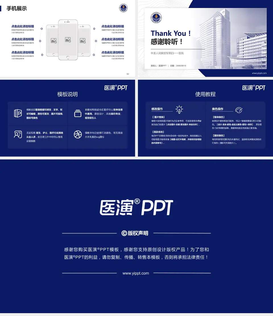 中国人民解放军第四一一医院医院管理报告PPT模板16:9格式幻灯片预览图7