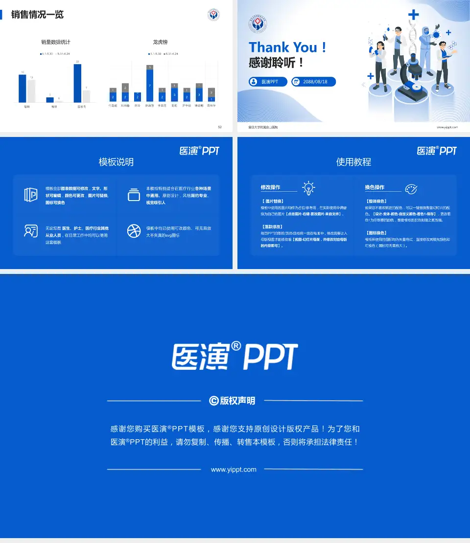 复旦大学附属金山医院品管圈PDCA演示专用PPT模板16:9格式幻灯片预览图7