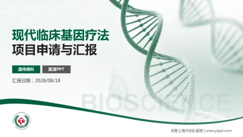 武警上海市总队医院项目申请与汇报PPT模板