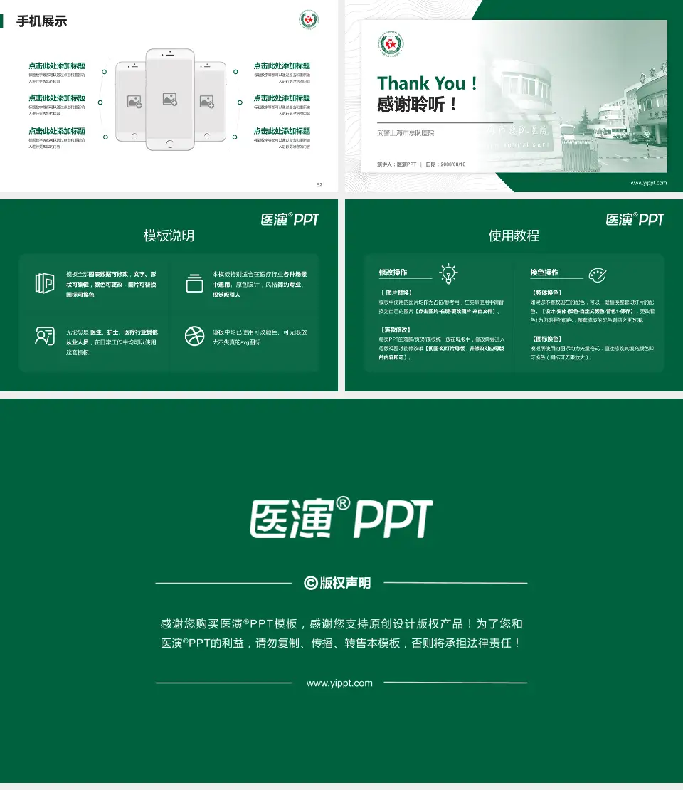 武警上海市总队医院医院管理报告PPT模板16:9格式幻灯片预览图7