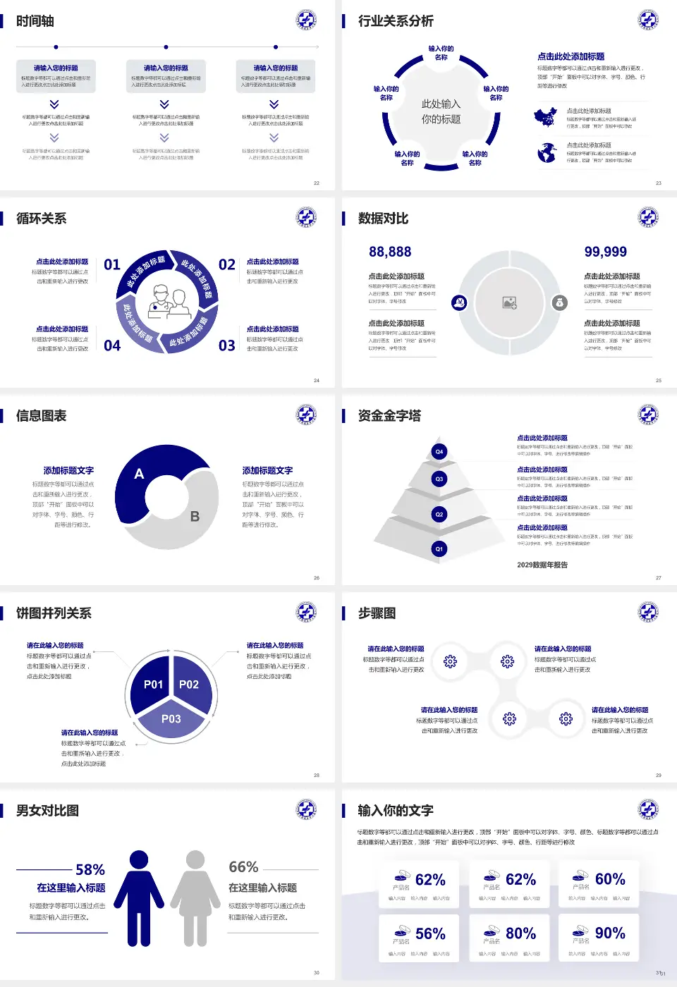 上海市静安区中心医院医院管理报告PPT模板16:9格式幻灯片预览图4