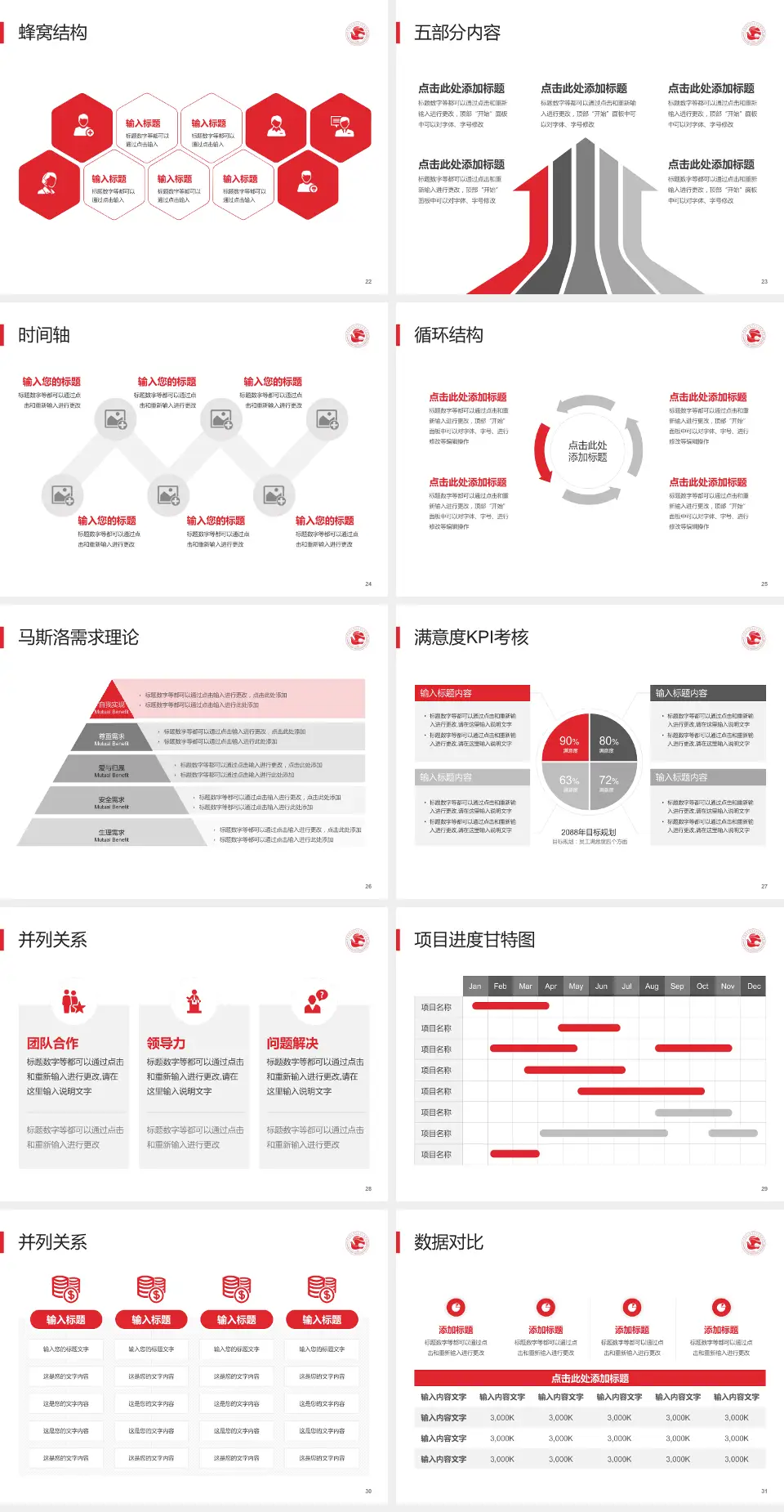 中国福利会国际和平妇幼保健院医疗知识普及PPT模板4:3格式幻灯片预览图4