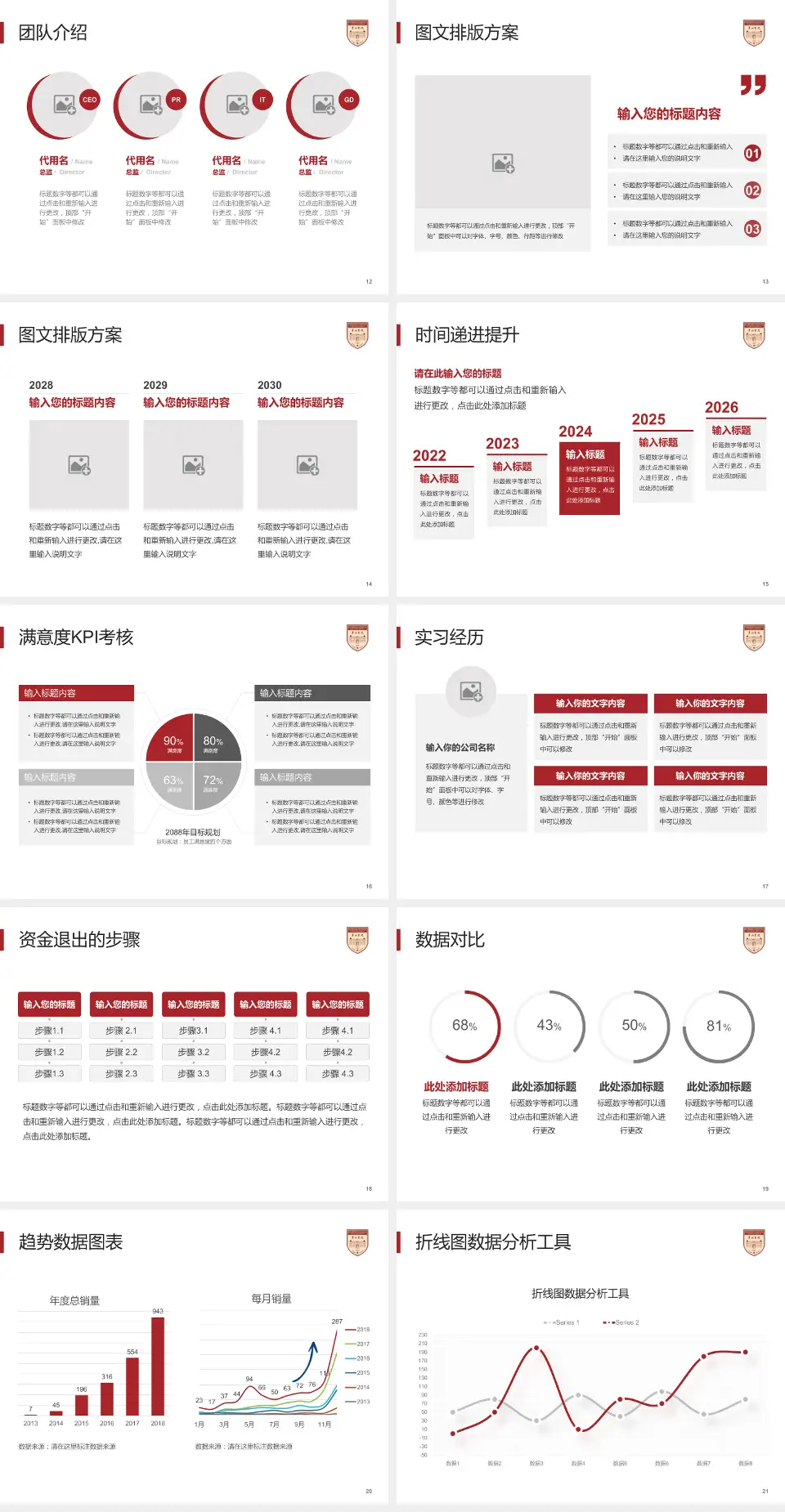 复旦大学附属华山医院浦东院区(东院)培训与教育PPT模板4:3格式幻灯片预览图3