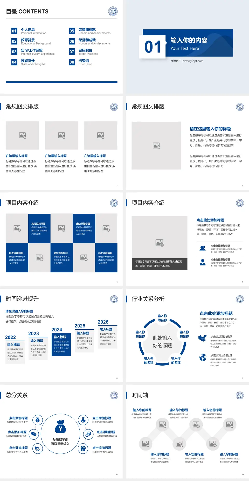 同济大学附属口腔医院财务与预算报告PPT模板4:3格式幻灯片预览图2