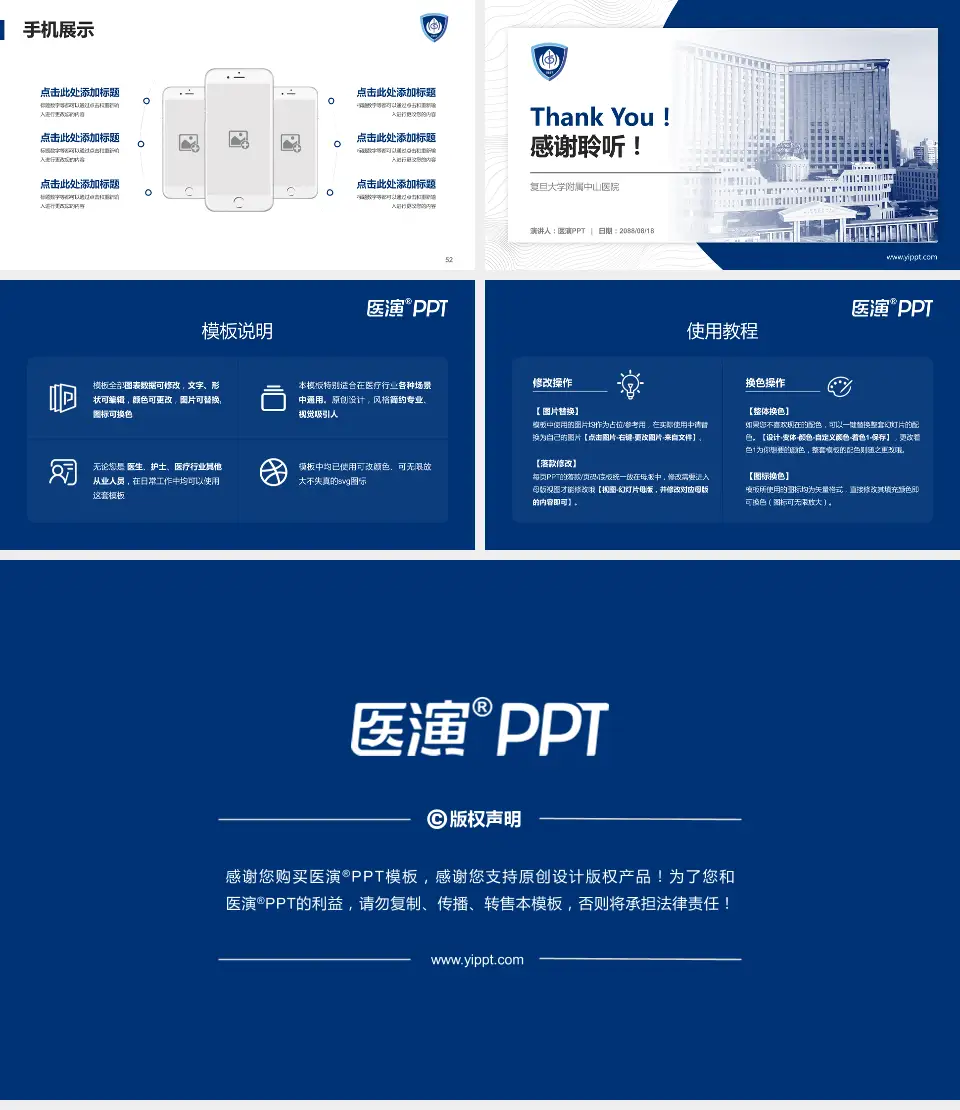 复旦大学附属中山医院医院管理报告PPT模板16:9格式幻灯片预览图7