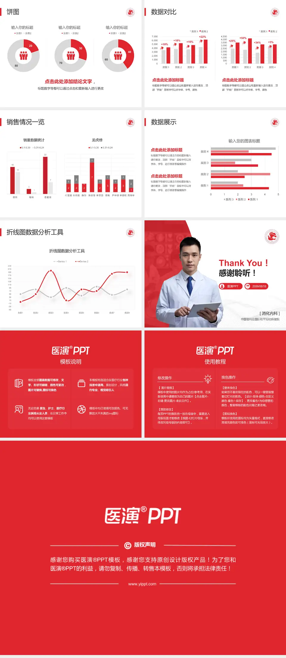 中国福利会国际和平妇幼保健院病例分享与讨论PPT模板4:3格式幻灯片预览图4