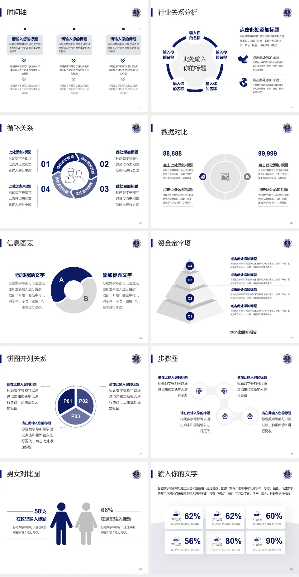 中国人民解放军第四一一医院医院管理报告PPT模板4:3格式幻灯片预览图4