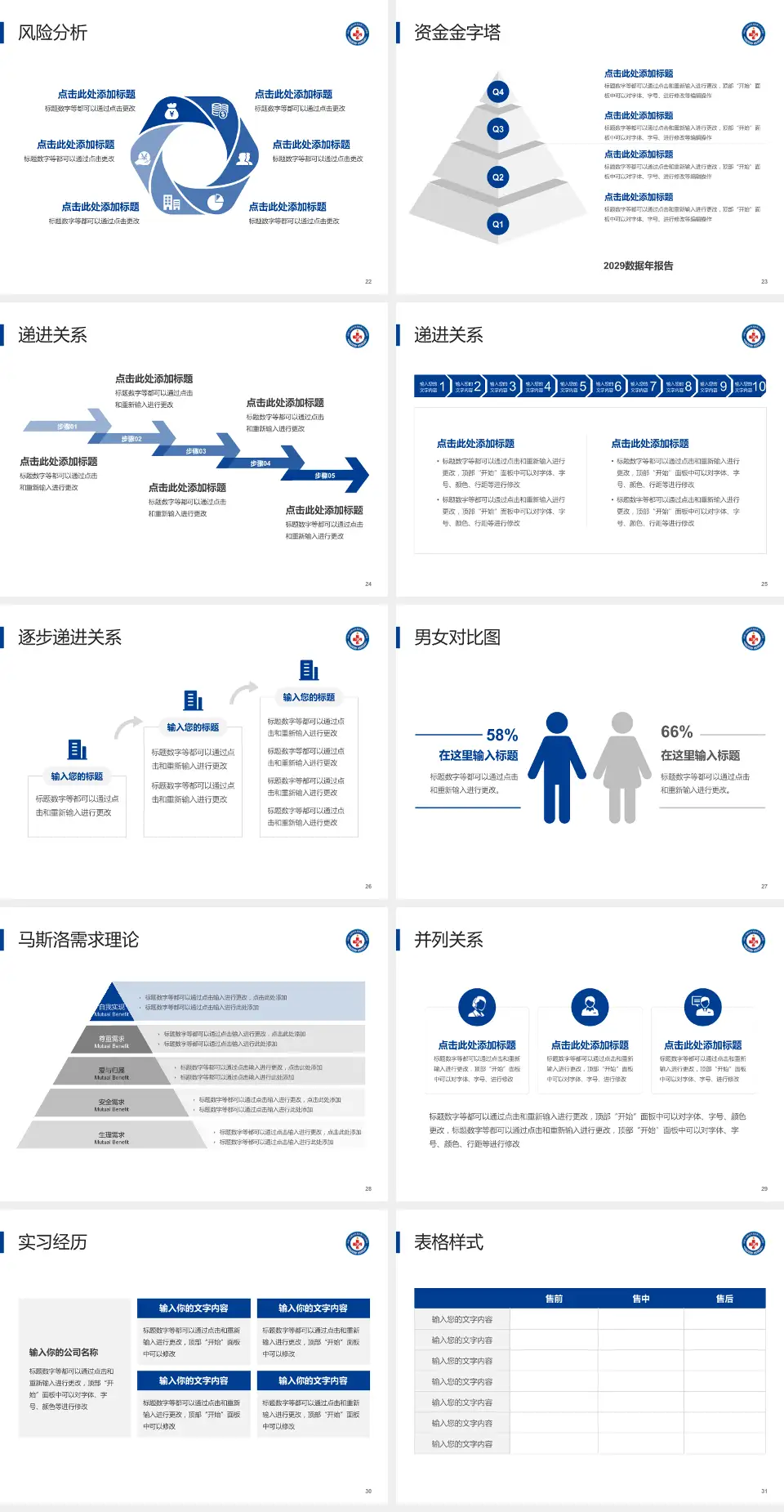中国人民解放军海军第九〇五医院项目申请与汇报PPT模板4:3格式幻灯片预览图4