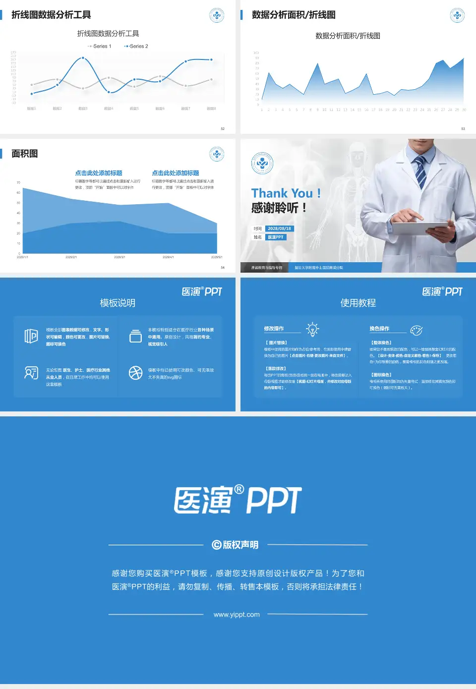 复旦大学附属中山医院青浦分院患者教育与指导PPT模板16:9格式幻灯片预览图7