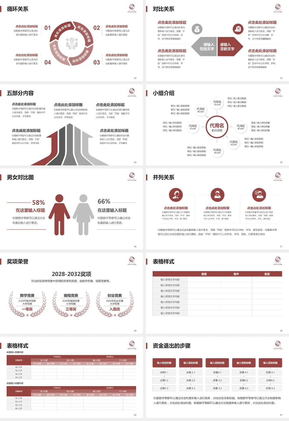 复旦大学附属眼耳鼻喉科医院医院简介/日常通用PPT模板16:9格式幻灯片预览图5