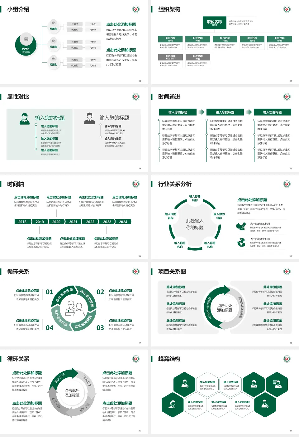 武警上海市总队医院品管圈PDCA演示专用PPT模板16:9格式幻灯片预览图4
