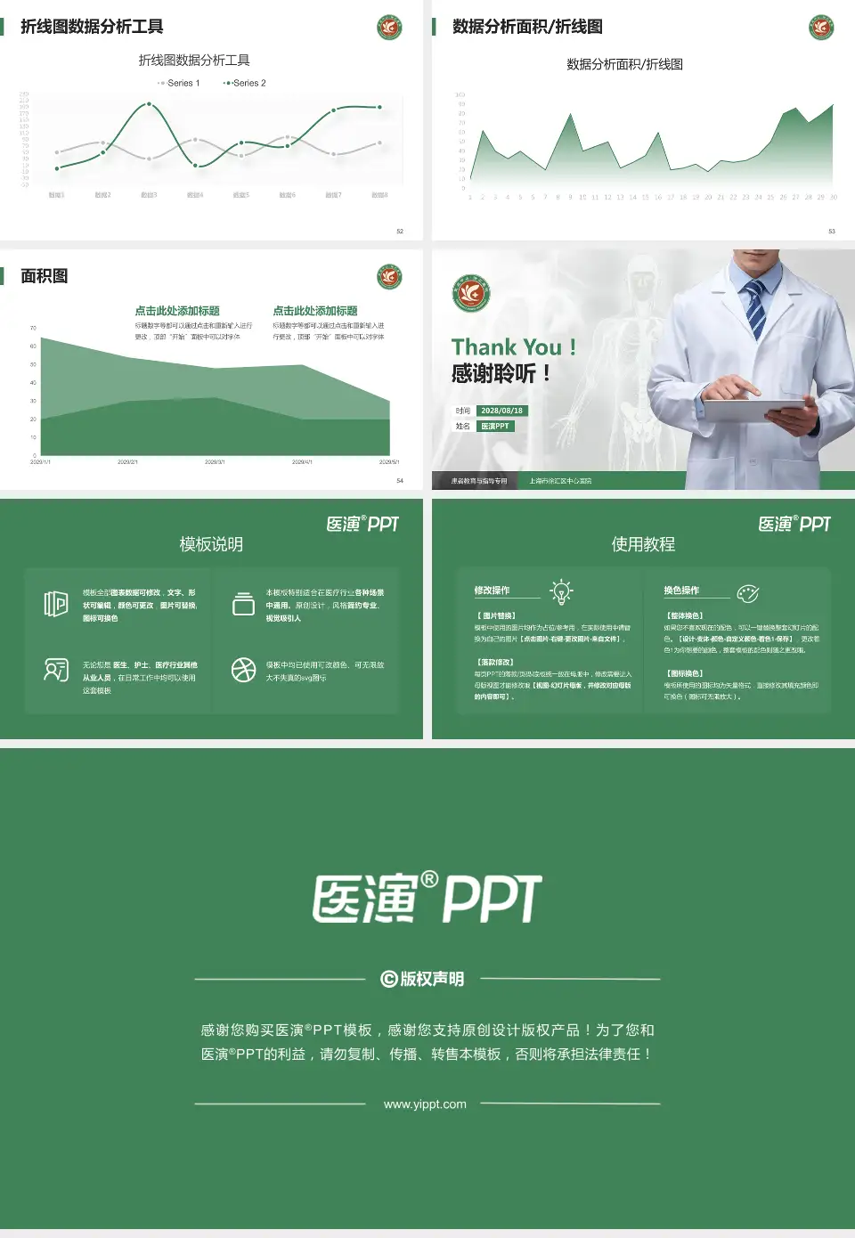 上海市徐汇区中心医院患者教育与指导PPT模板16:9格式幻灯片预览图7