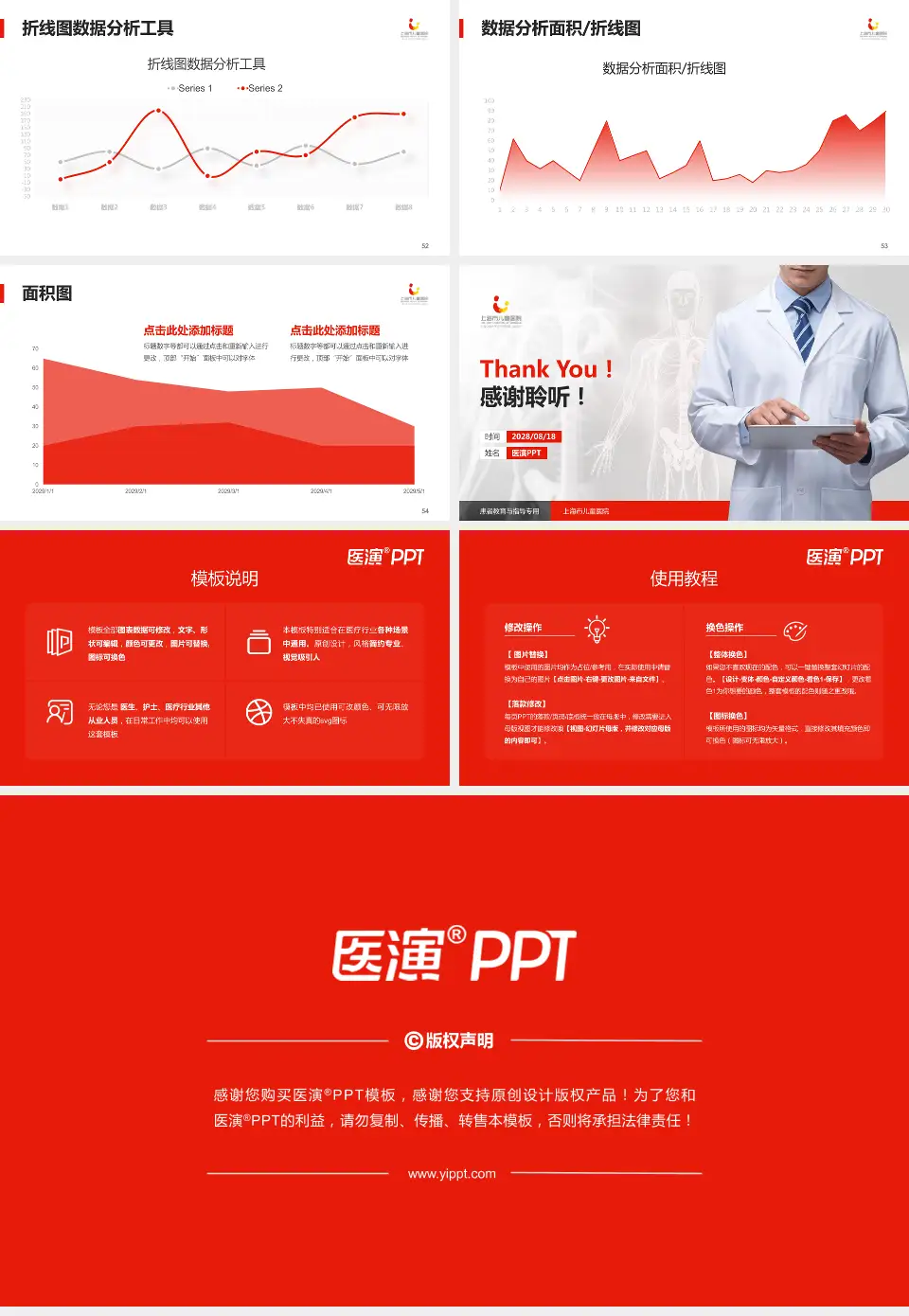 上海市儿童医院患者教育与指导PPT模板16:9格式幻灯片预览图7