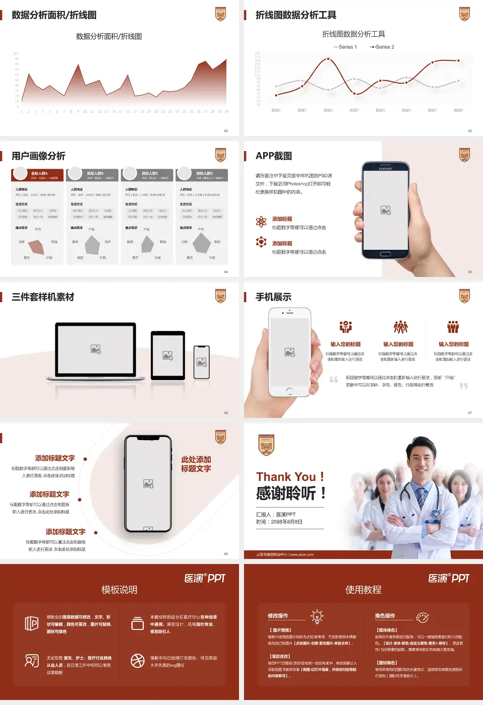 上海市眼病防治中心科室介绍与推广PPT模板16:9格式幻灯片预览图6