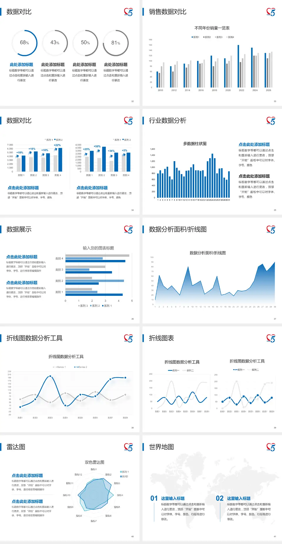 上海市第五人民医院会议与研讨会PPT模板4:3格式幻灯片预览图5