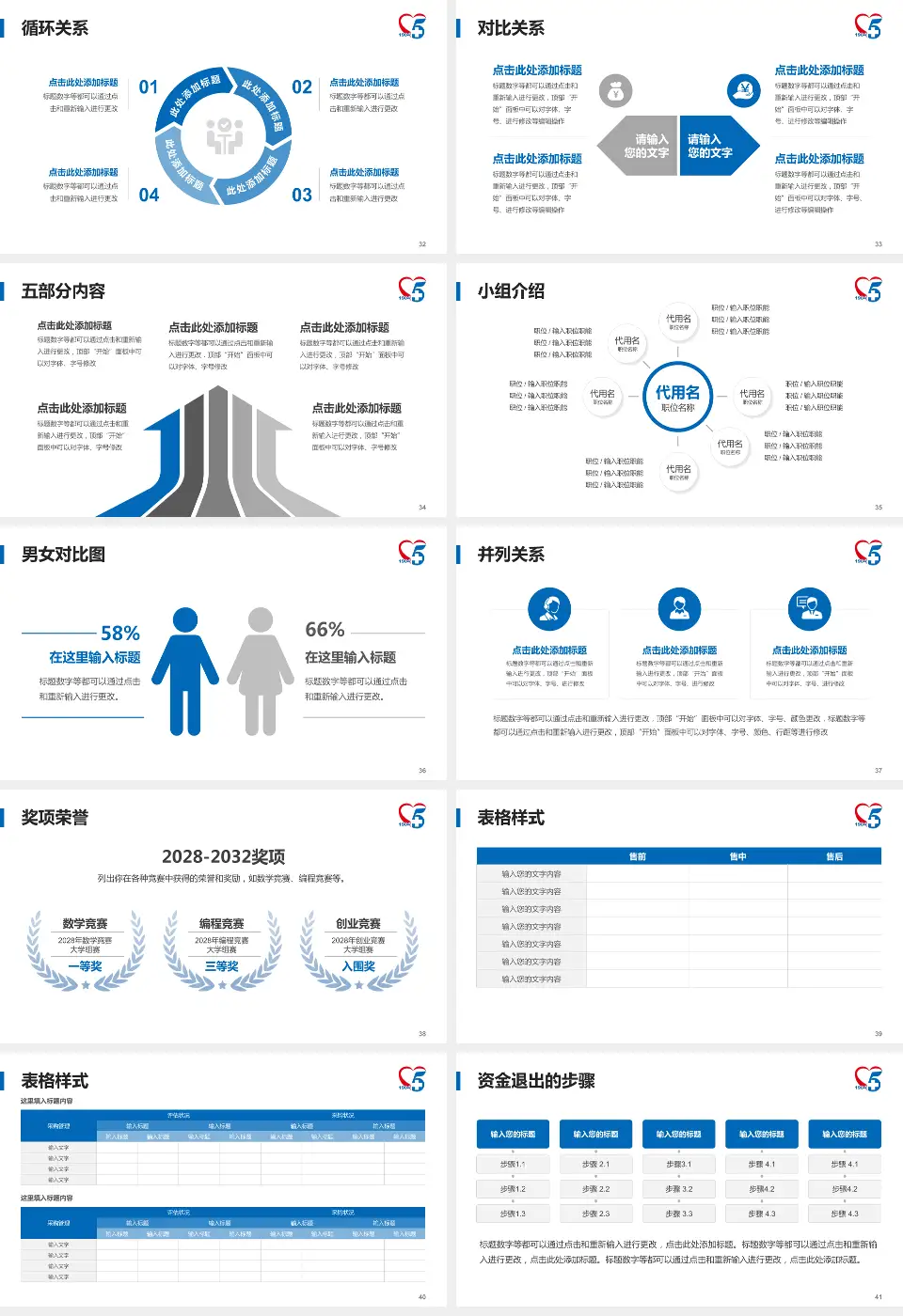上海市第五人民医院医院简介/日常通用PPT模板16:9格式幻灯片预览图5