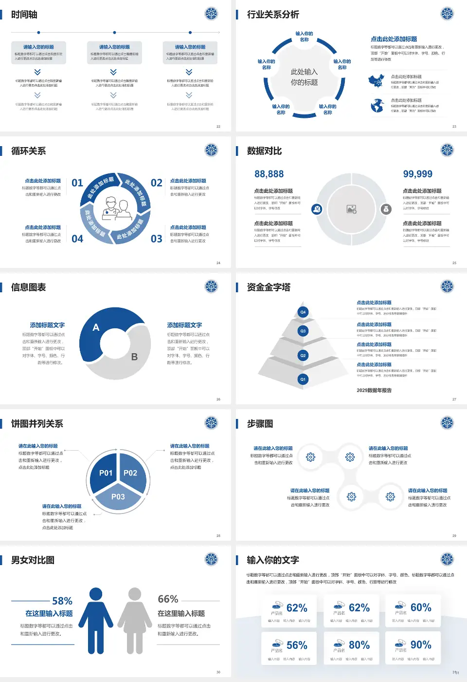 上海市同仁医院医院管理报告PPT模板16:9格式幻灯片预览图4
