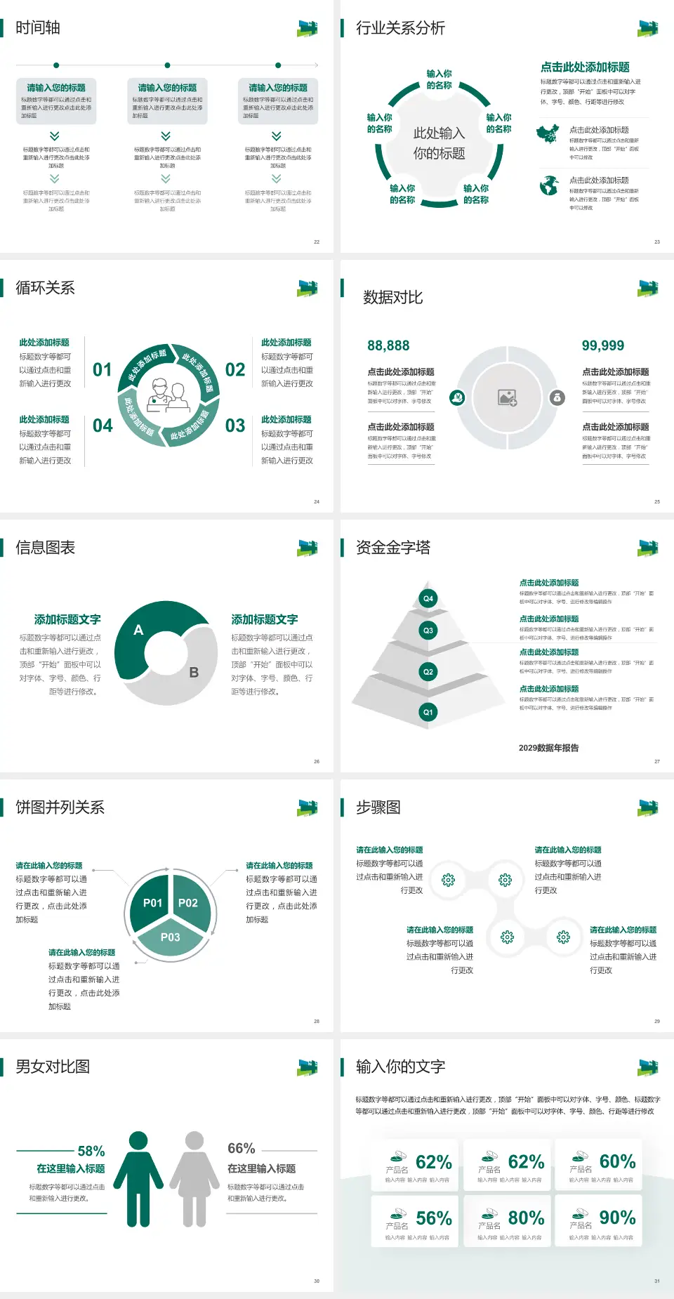 上海市浦东医院医院管理报告PPT模板4:3格式幻灯片预览图4