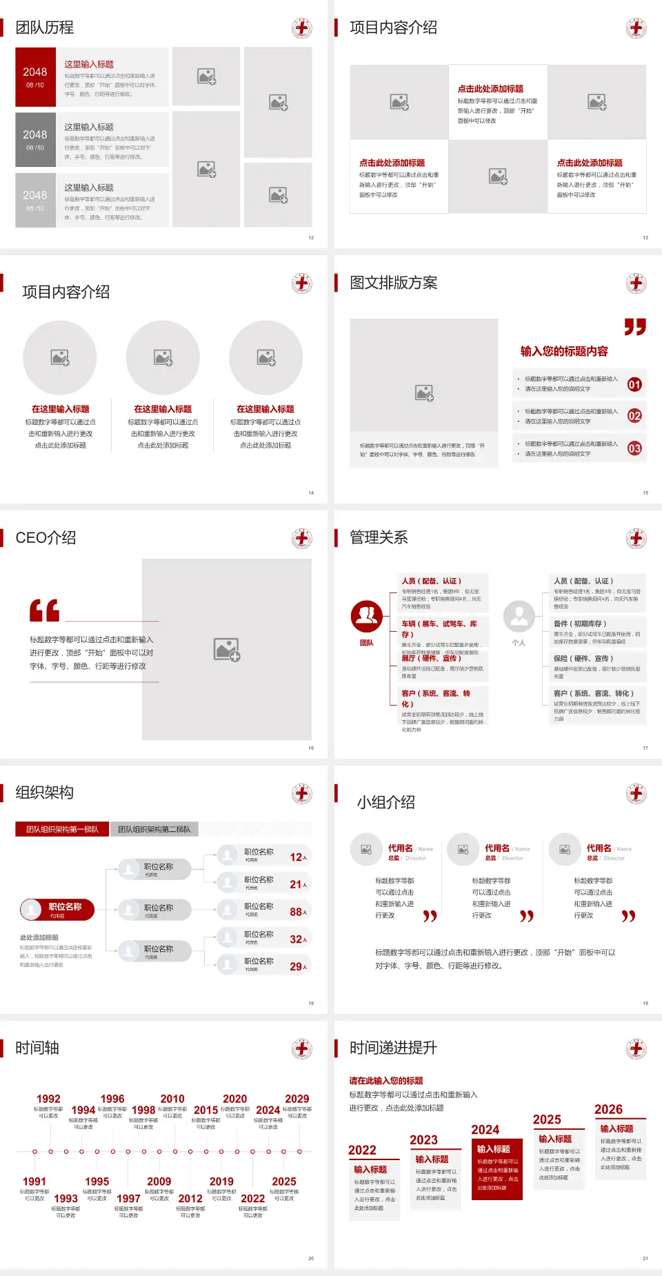 上海市浦东新区公利医院医院管理报告PPT模板4:3格式幻灯片预览图3