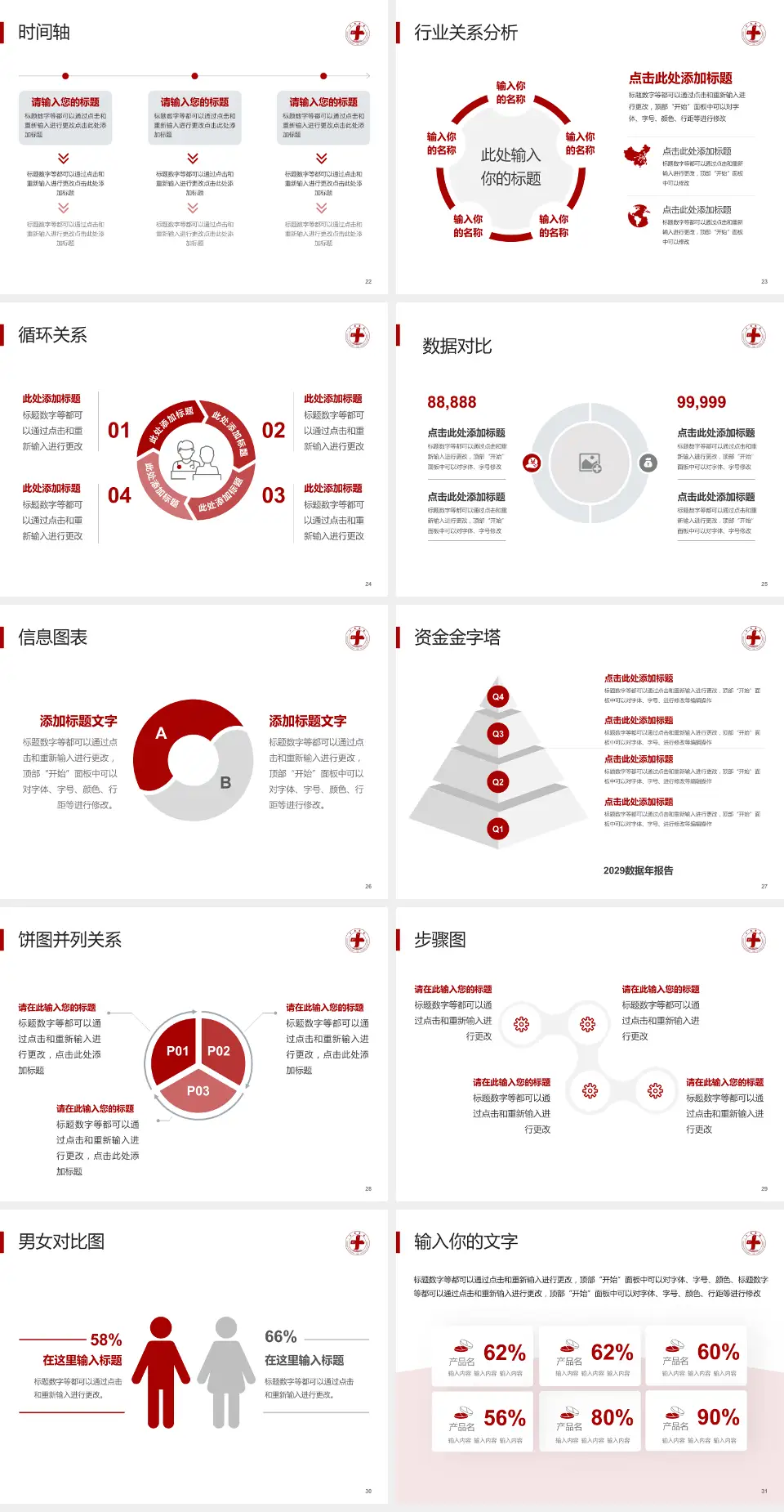 上海市浦东新区公利医院医院管理报告PPT模板4:3格式幻灯片预览图4