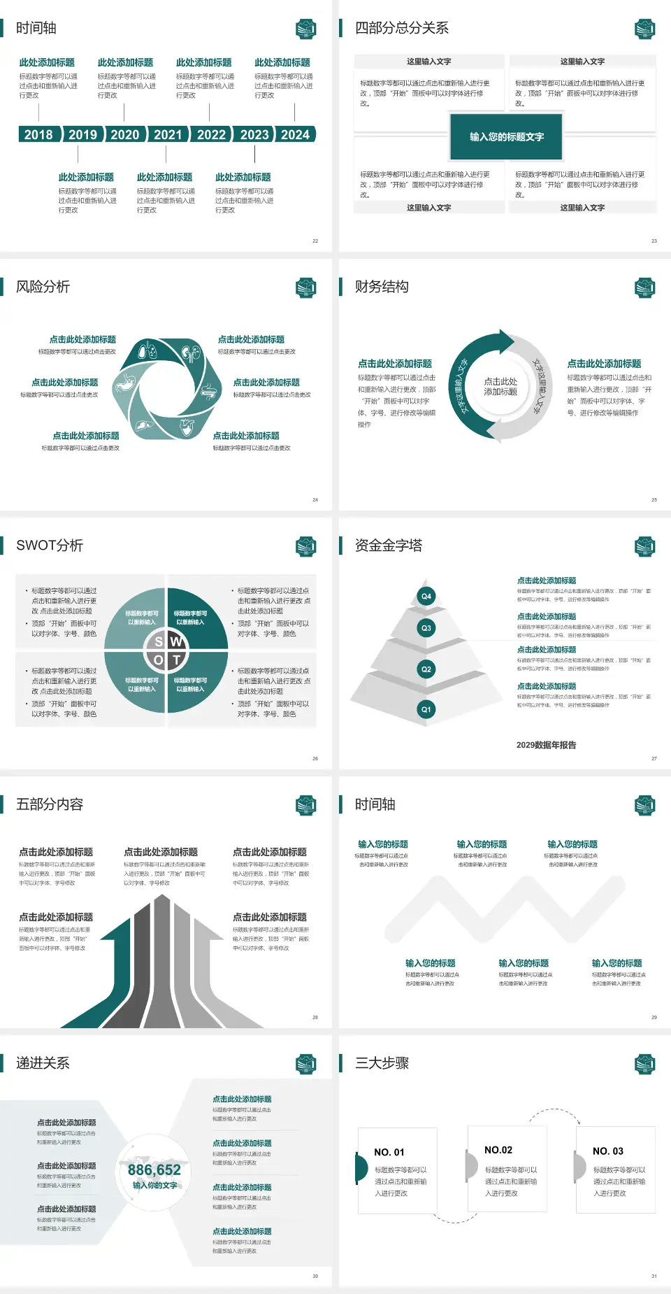上海市浦东新区周浦医院患者教育与指导PPT模板4:3格式幻灯片预览图4