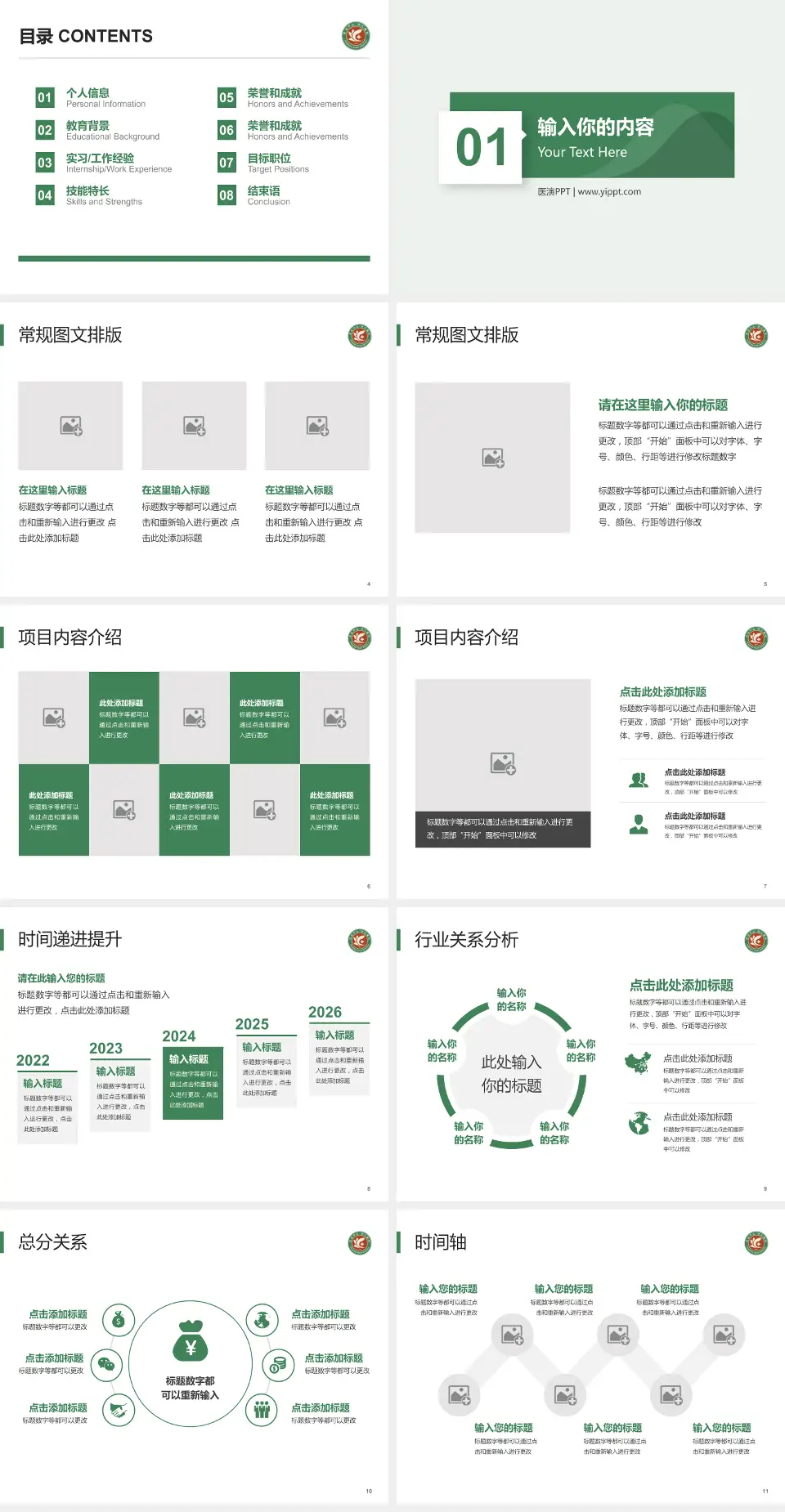 上海市徐汇区中心医院财务与预算报告PPT模板4:3格式幻灯片预览图2