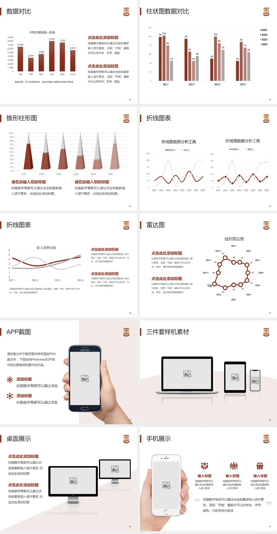 上海市第一人民医院医院管理报告PPT模板4:3格式幻灯片预览图6