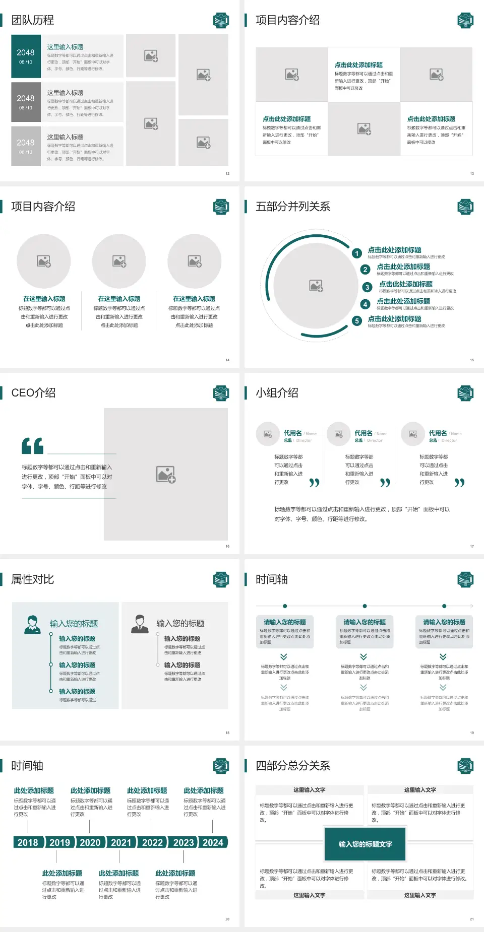 上海市浦东新区周浦医院科研成果展示PPT模板4:3格式幻灯片预览图3