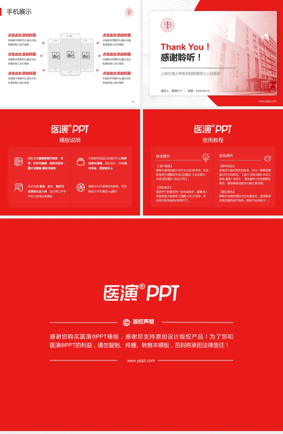 上海交通大学医学院附属第九人民医院医院管理报告PPT模板4:3格式幻灯片预览图7