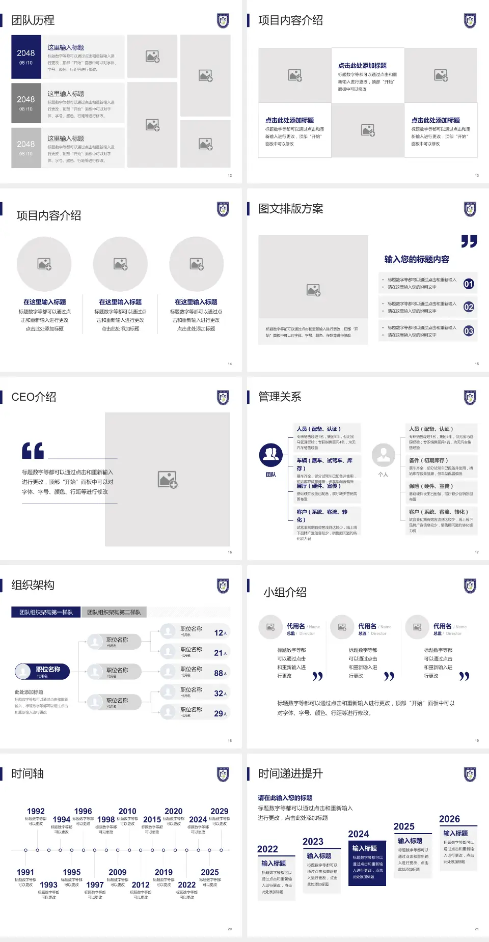 上海市口腔医院医院管理报告PPT模板4:3格式幻灯片预览图3