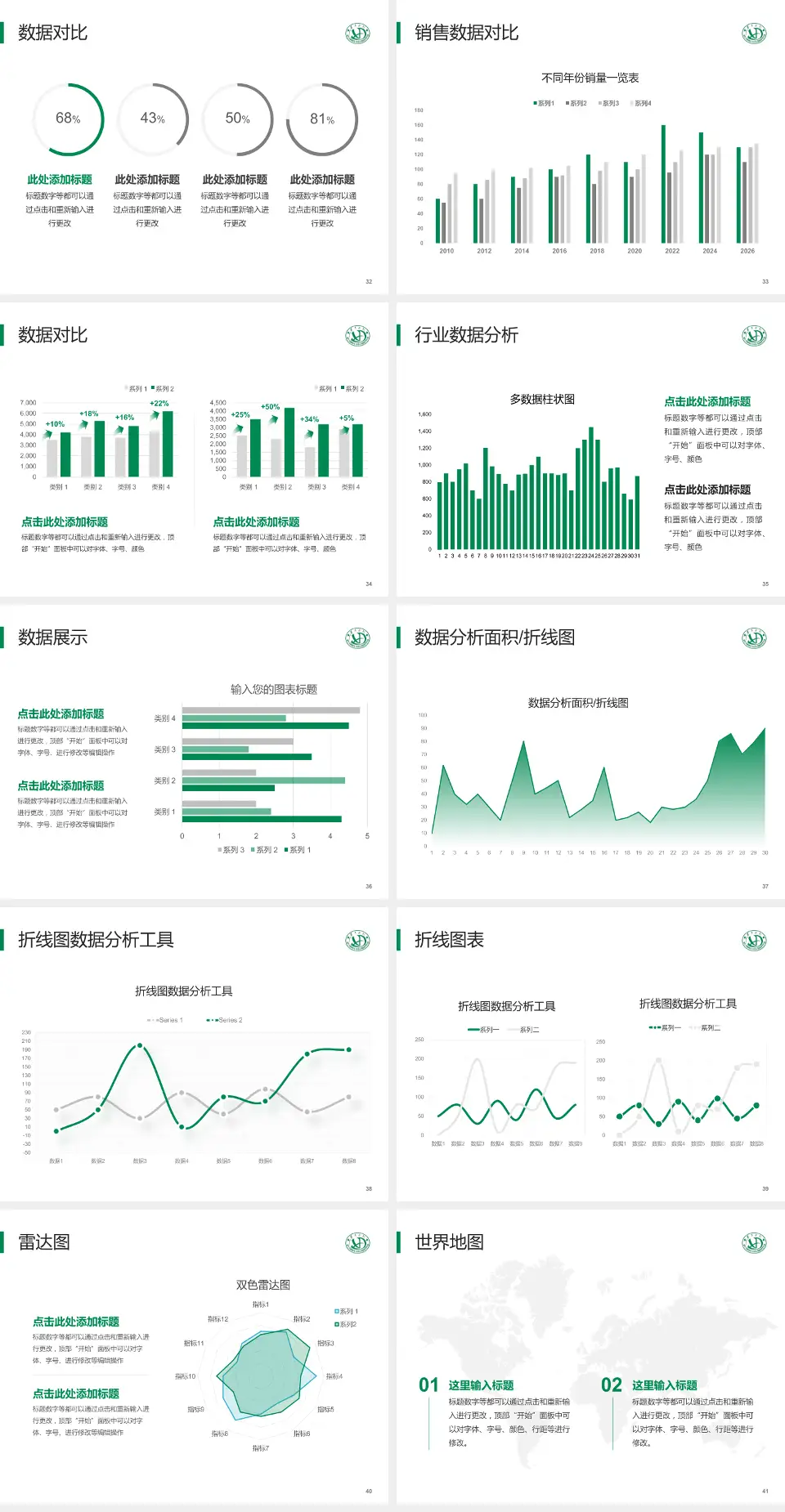 上海华东医院闵行门诊部会议与研讨会PPT模板4:3格式幻灯片预览图5