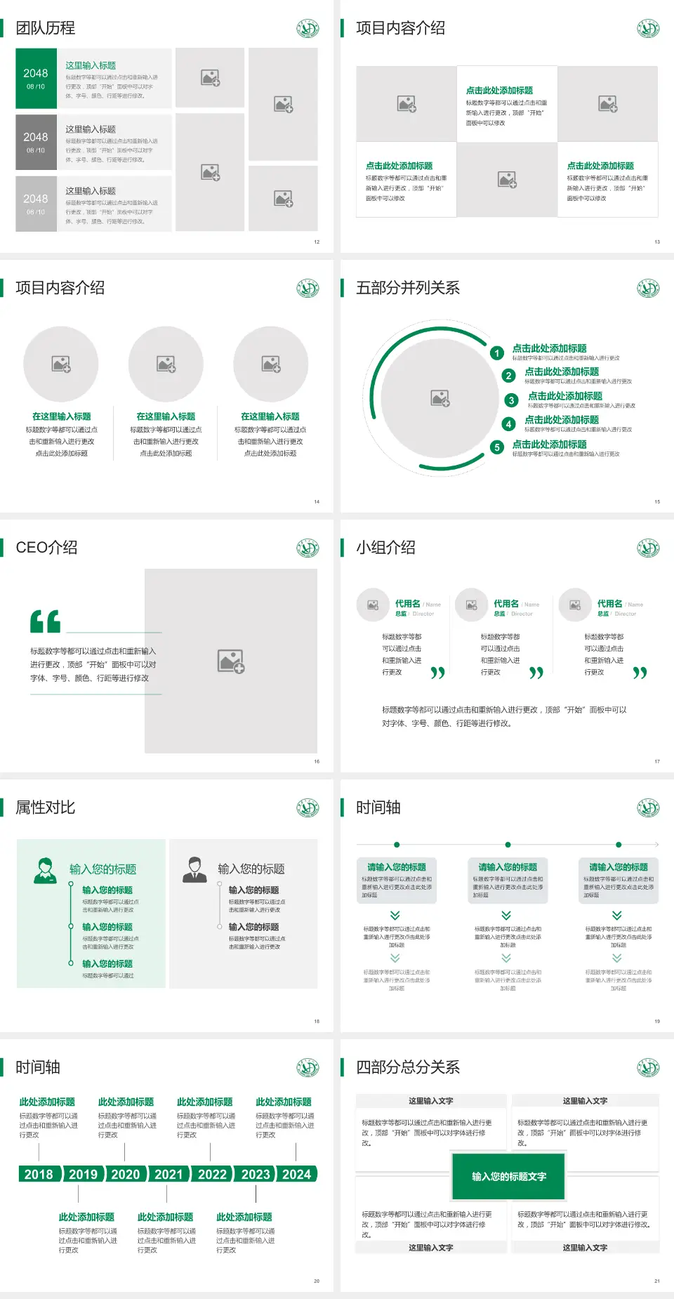 上海华东医院闵行门诊部科研成果展示PPT模板4:3格式幻灯片预览图3