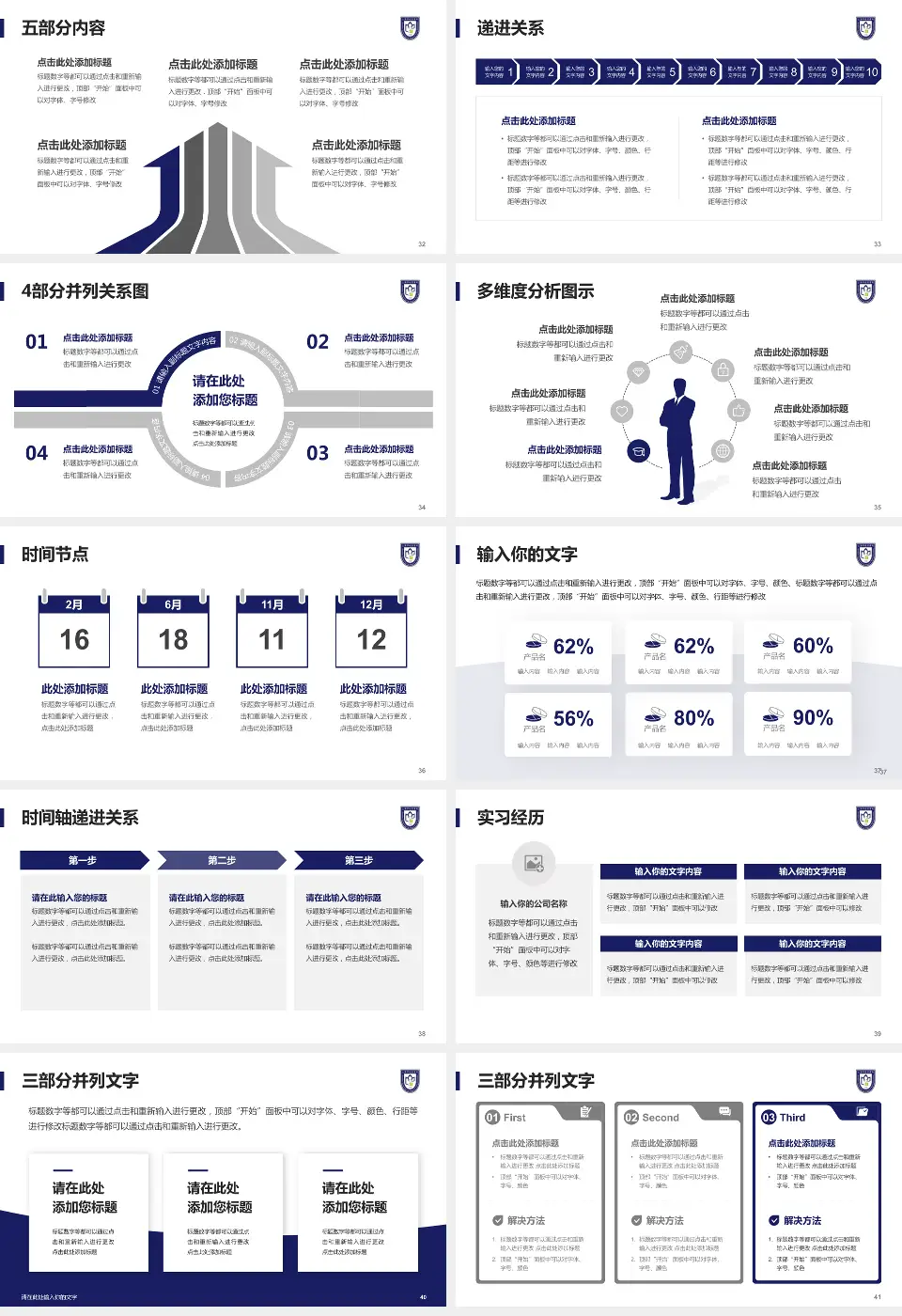 上海市口腔医院品管圈PDCA演示专用PPT模板16:9格式幻灯片预览图5