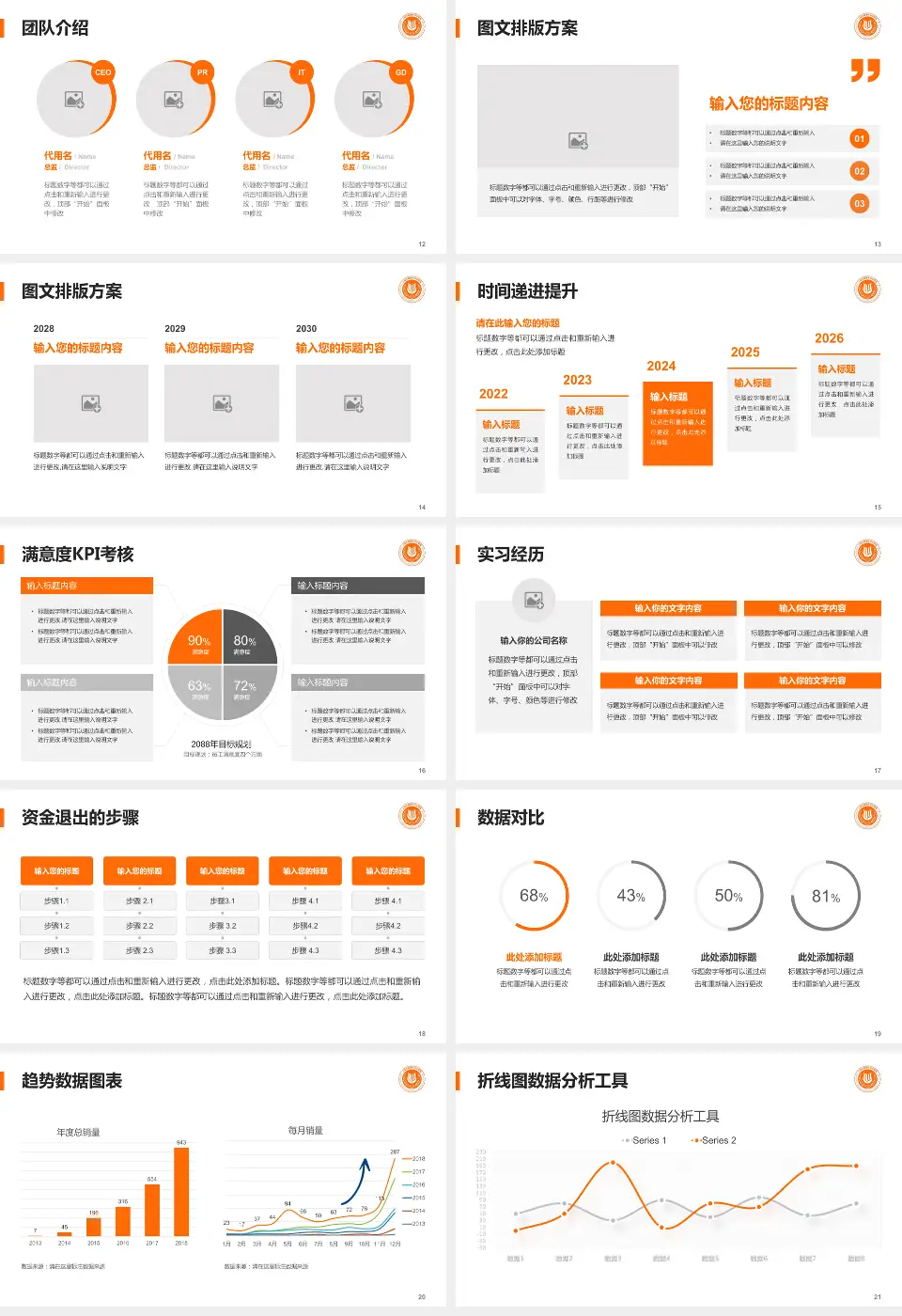 上海市杨浦区中心医院培训与教育PPT模板16:9格式幻灯片预览图3