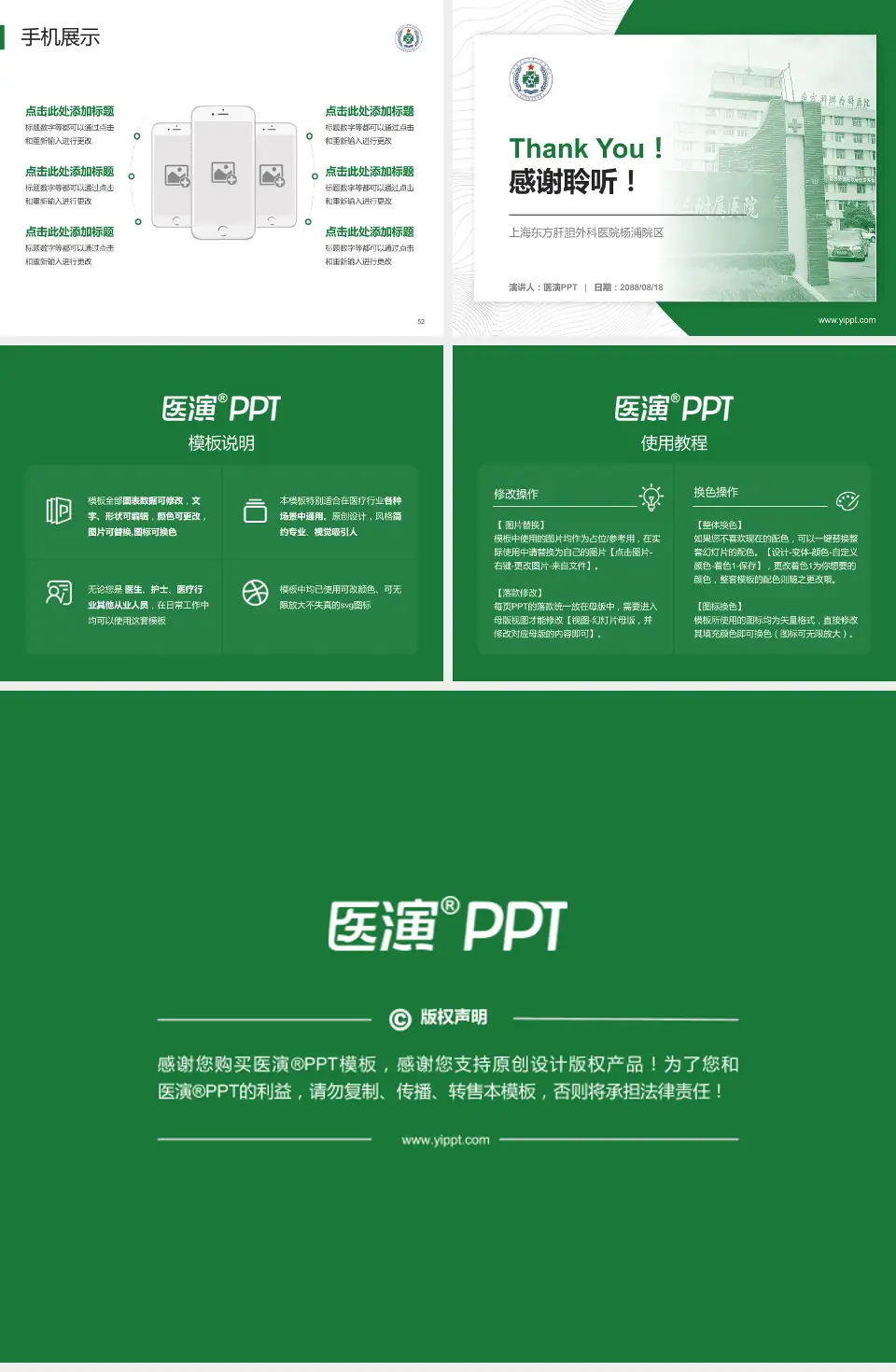 上海东方肝胆外科医院杨浦院区医院管理报告PPT模板4:3格式幻灯片预览图7