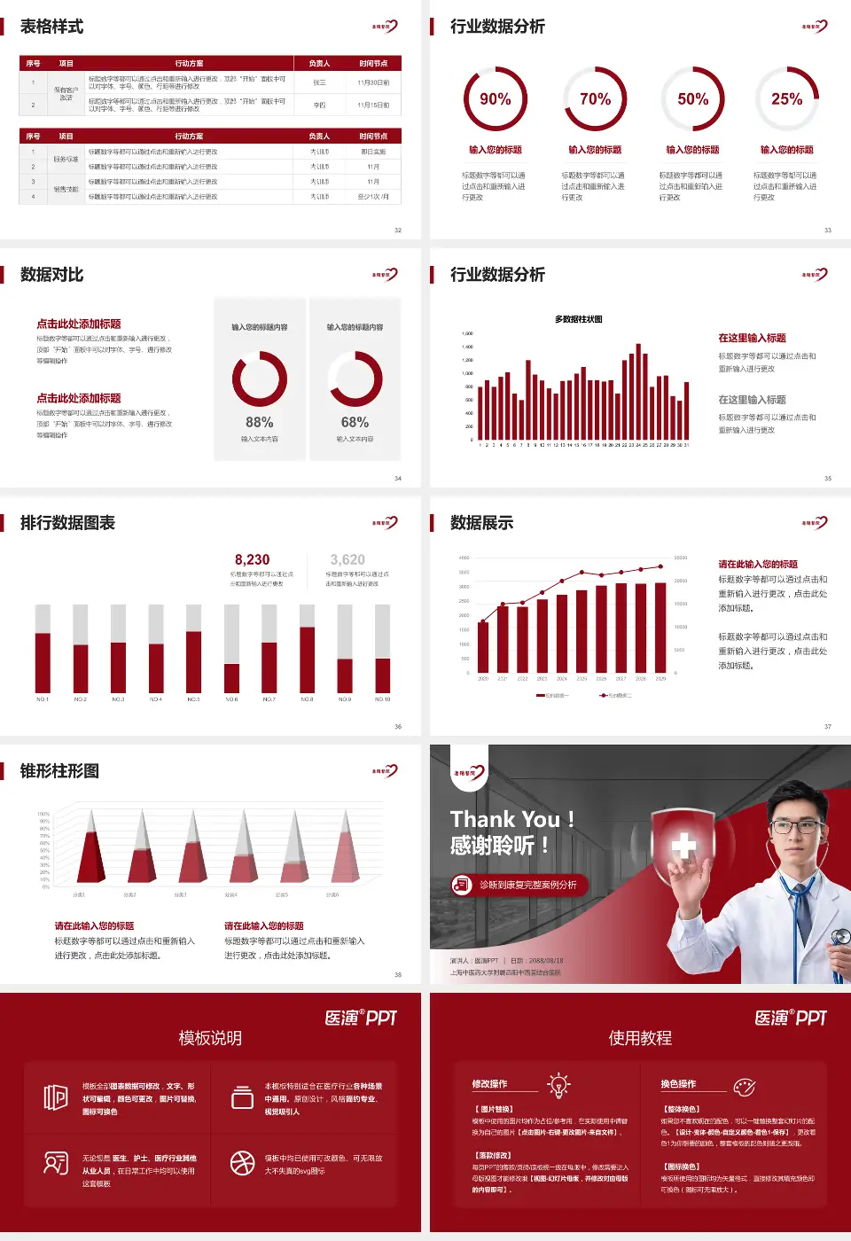 上海中医药大学附属岳阳中西医结合医院医疗知识普及PPT模板16:9格式幻灯片预览图5