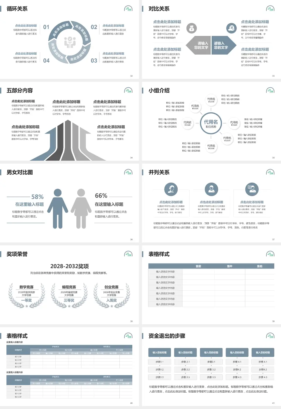 上海嘉会国际医院医院简介/日常通用PPT模板16:9格式幻灯片预览图5