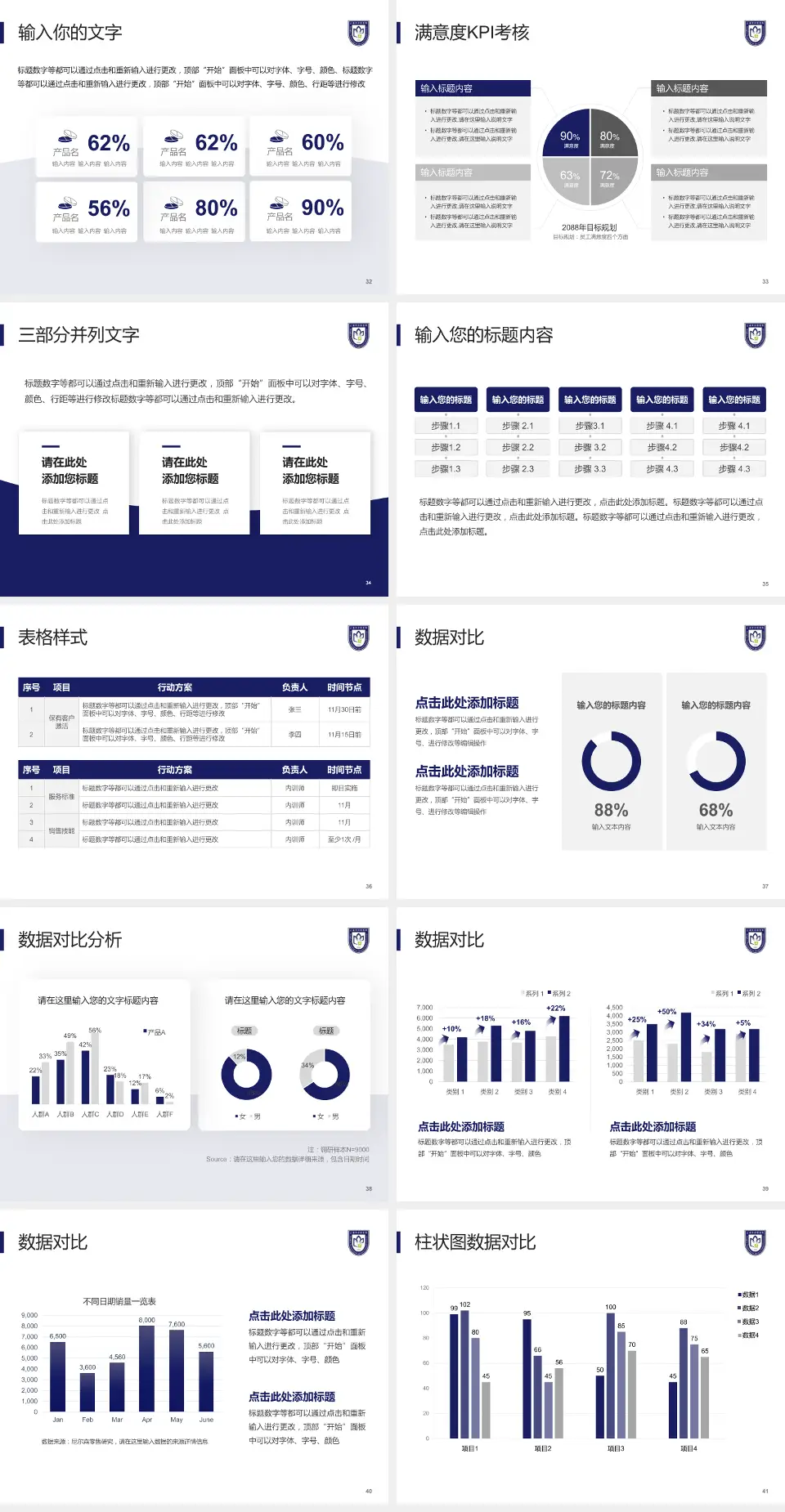 上海市口腔医院科研成果展示PPT模板4:3格式幻灯片预览图5