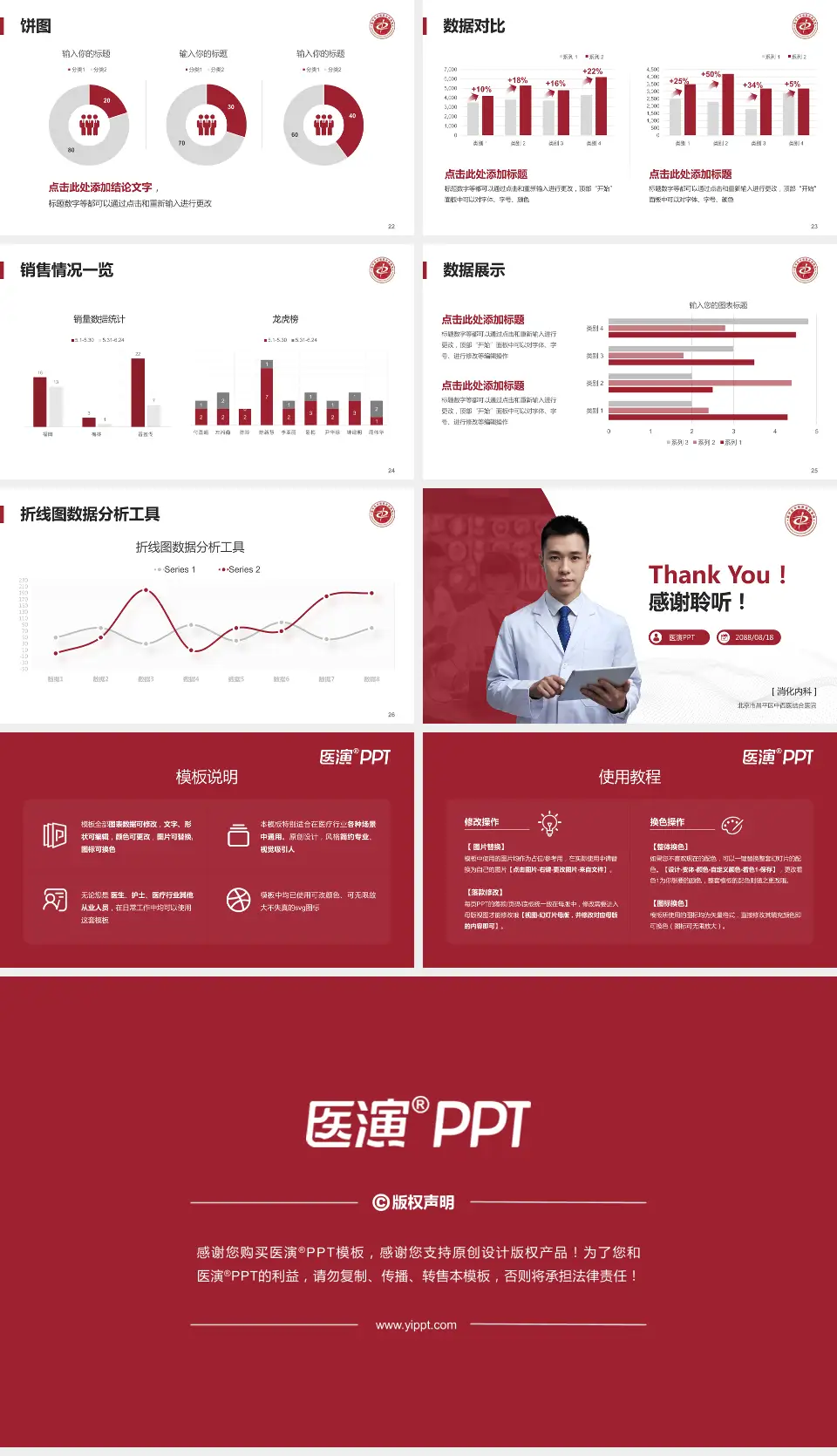 北京市昌平区中西医结合医院病例分享与讨论PPT模板16:9格式幻灯片预览图4