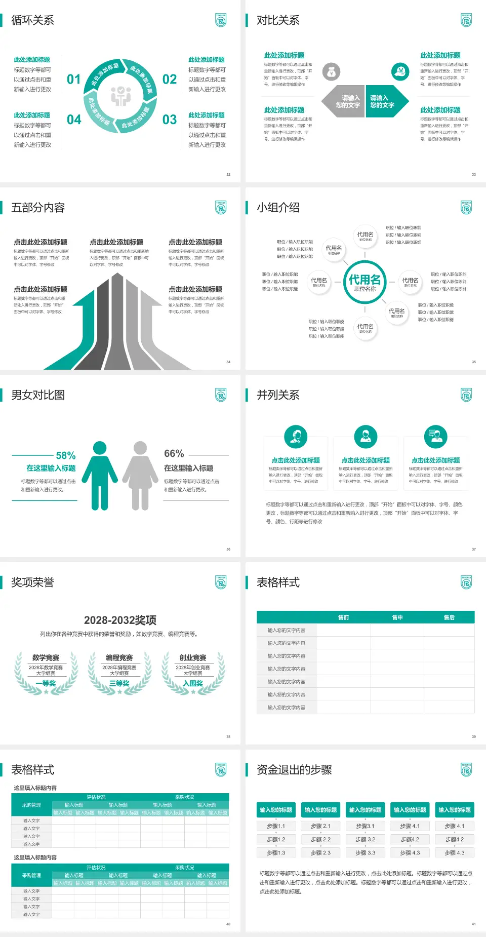 北京同仁医院南院医院简介/日常通用PPT模板4:3格式幻灯片预览图5