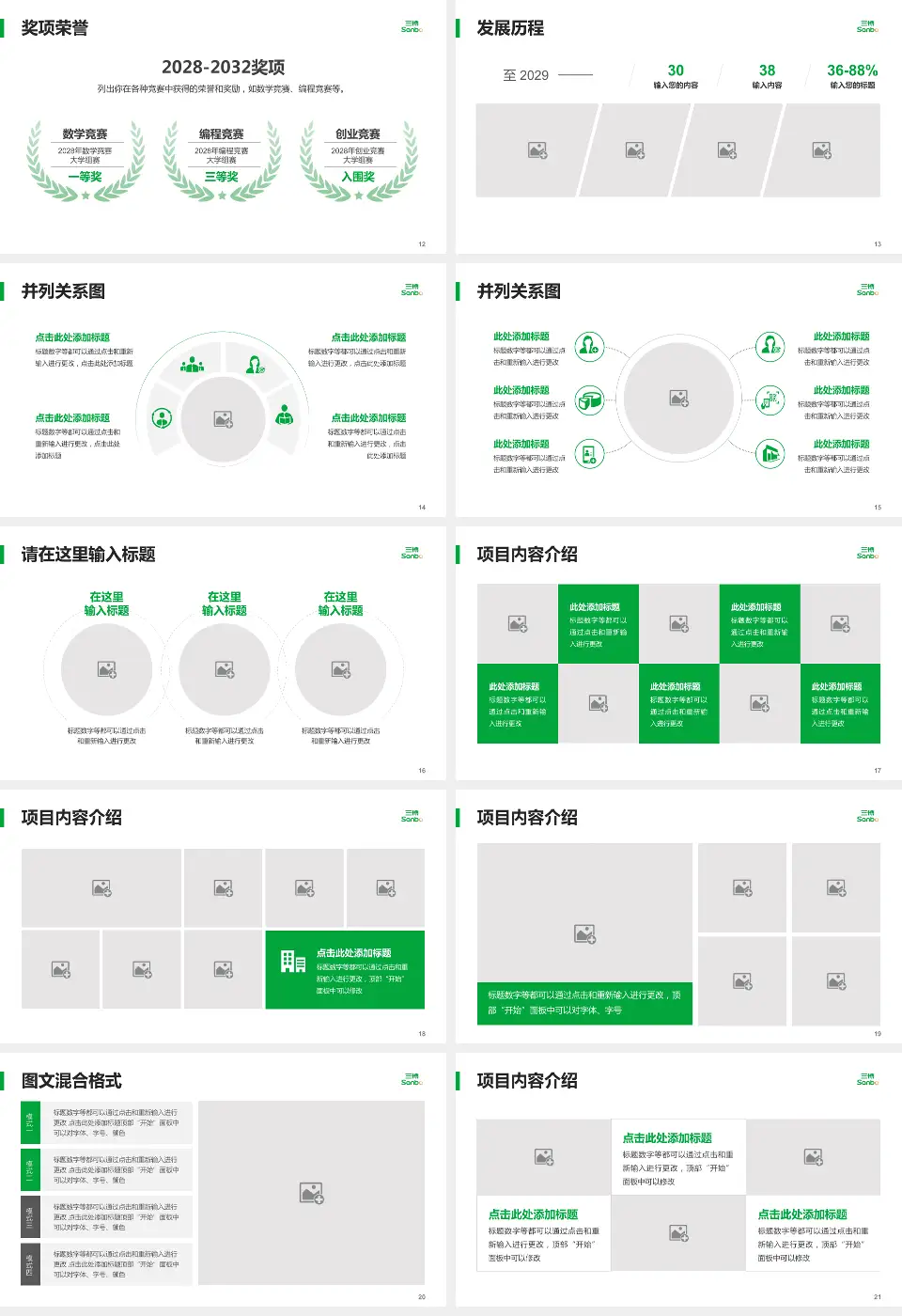 首都医科大学三博脑科医院护理专业职业生涯规划PPT模板16:9格式幻灯片预览图3