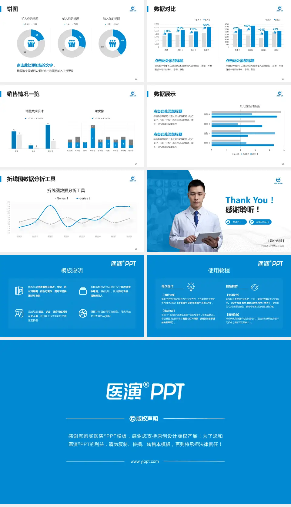 中国医科大学航空总医院病例分享与讨论PPT模板16:9格式幻灯片预览图4