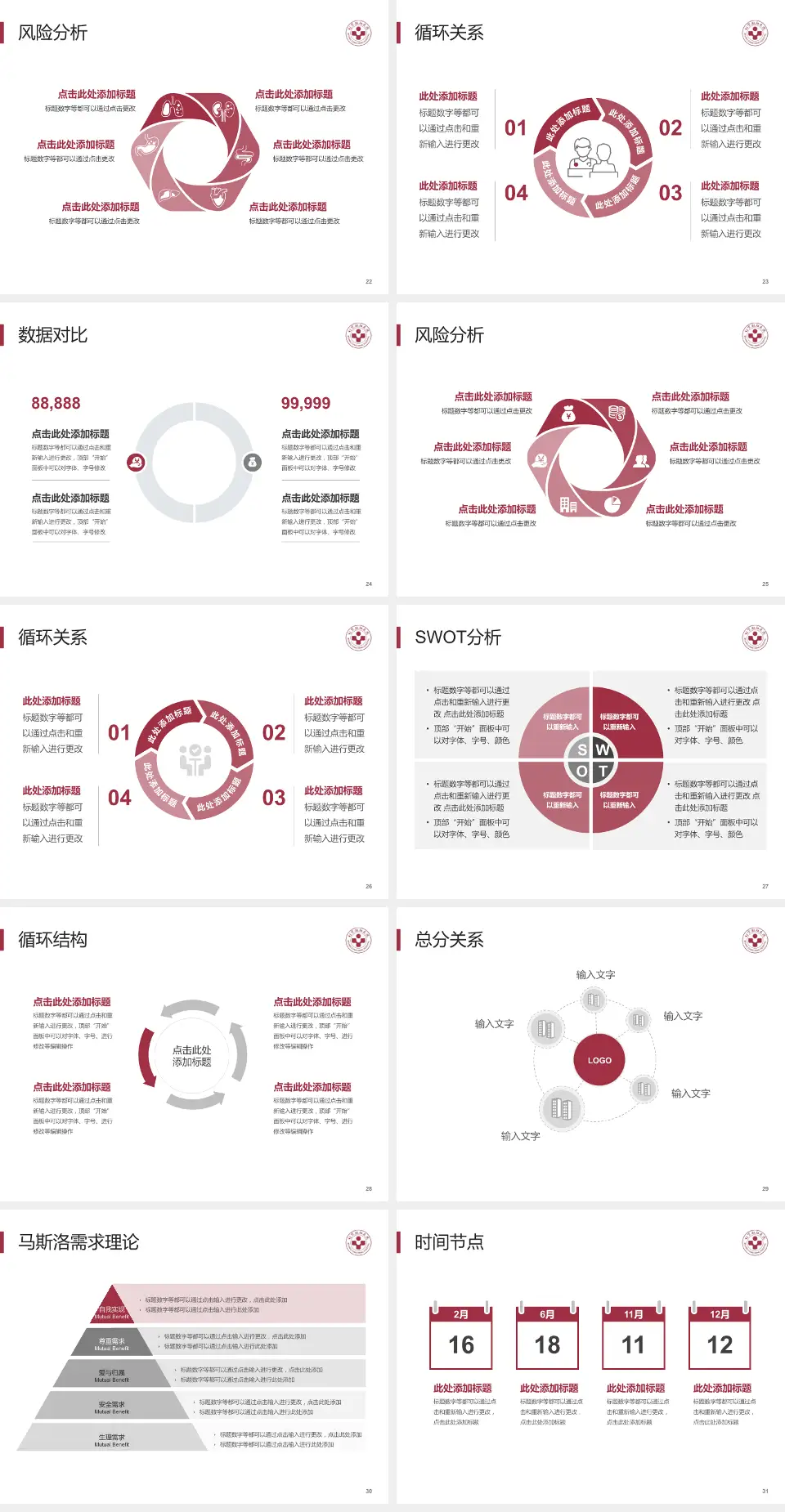 首都医科大学附属北京朝阳医院科研成果展示PPT模板4:3格式幻灯片预览图4