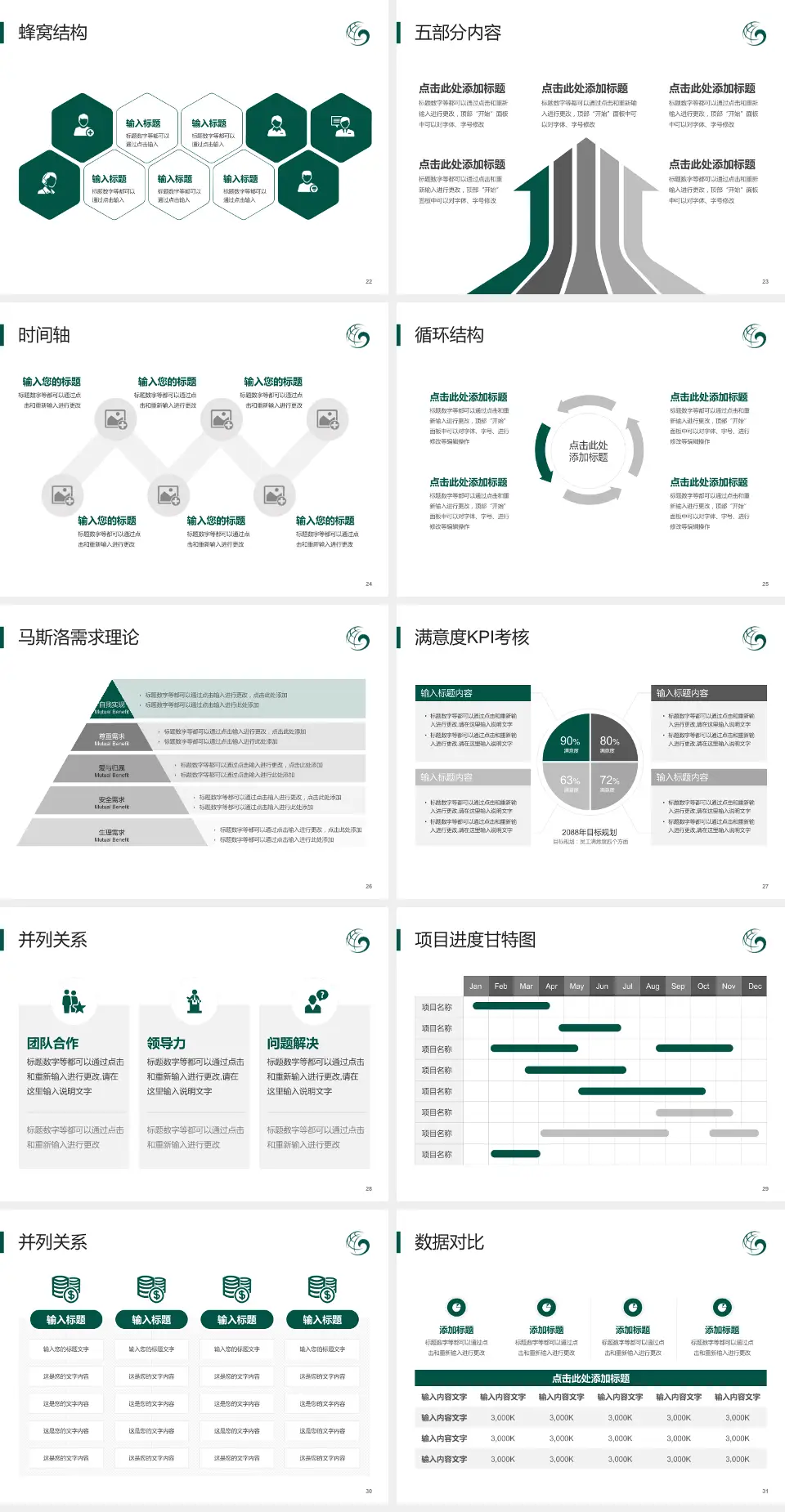 中国中医科学院广安门医院医疗知识普及PPT模板4:3格式幻灯片预览图4
