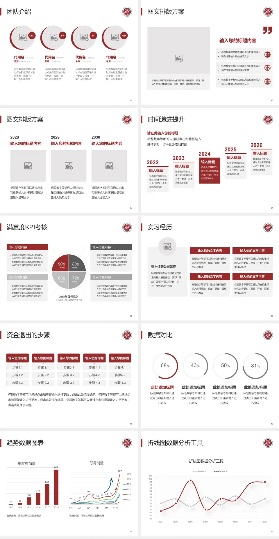 北京市二龙路医院培训与教育PPT模板4:3格式幻灯片预览图3