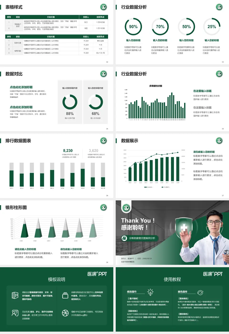 北京市垂杨柳医院医疗知识普及PPT模板16:9格式幻灯片预览图5