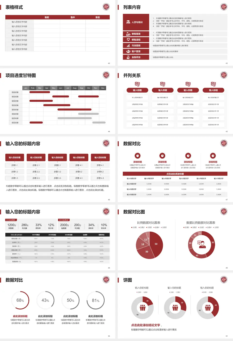 北京市二龙路医院医疗行业比赛专用PPT模板16:9格式幻灯片预览图6